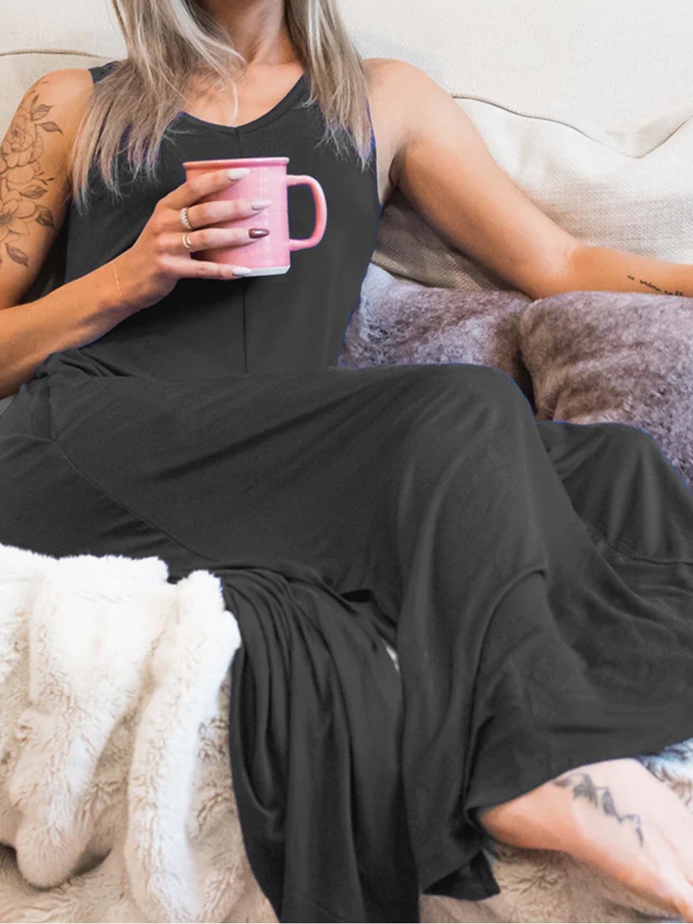 SKIVYS Heather Gray Daydreamer Dress - Picture 2 of 4